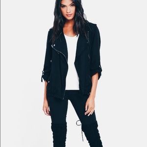 Blank NYC black moto jacket